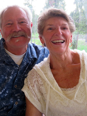 Martha & Brian in Yellowstone National Park
